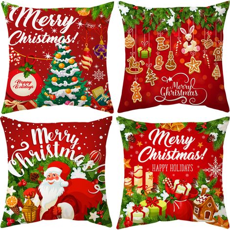 de housses coussin Noël x cm Lot 4 45 (1/3)