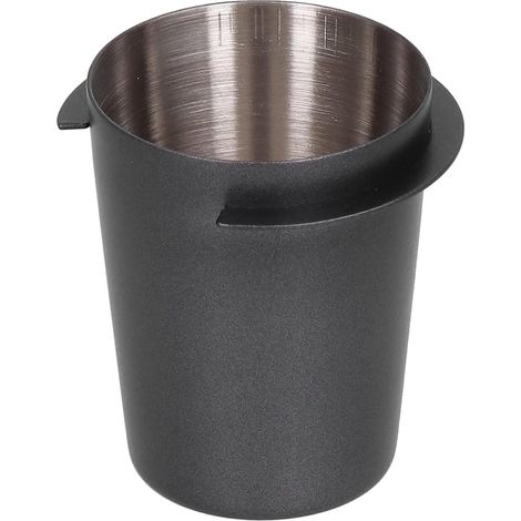 Tasse Doseuse Porte-Filtre à Café Acier Inoxydable, 58 mm Tasse Réception Poudre Café Poignée, Partie d'alimentation en Poudre, Tasse Doseuse à Café pour Moulin à Café, Machine à Expresso (1/5)