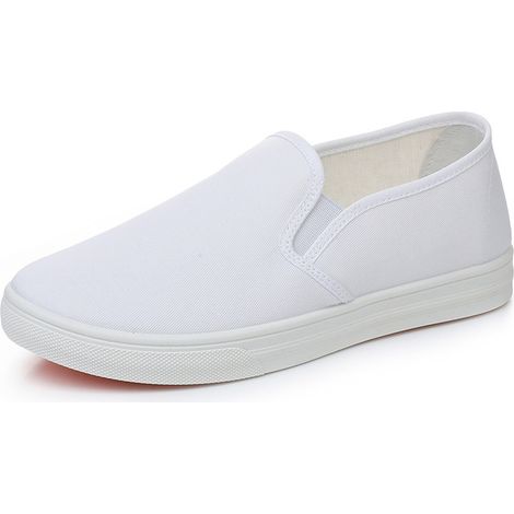 1 paire Chaussures plates Divers accessoire de portail, blanches, antidérapantes, légères, confortables, pour usage quotidien (1/5)