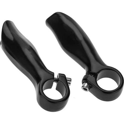 Allecto, Puños para manillar de bicicleta, Anticorrosión, Extremo de manillar, 22,2 mm, Aluminio, Diseño ergonómico