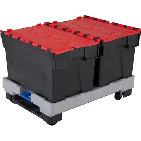 PROVOST - Attelage pour palette Pally 800 x 600 mm - Solution mobile et robuste en polypropylène renforcé
