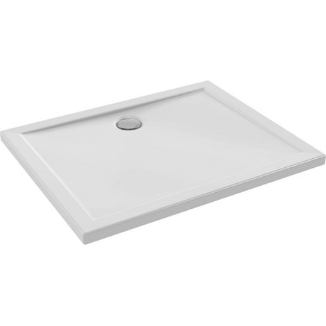 Vasca da doccia extra piatta Kyreo rettangolare da posare o incassare 120x80 cm bianca - Jacob Delafon