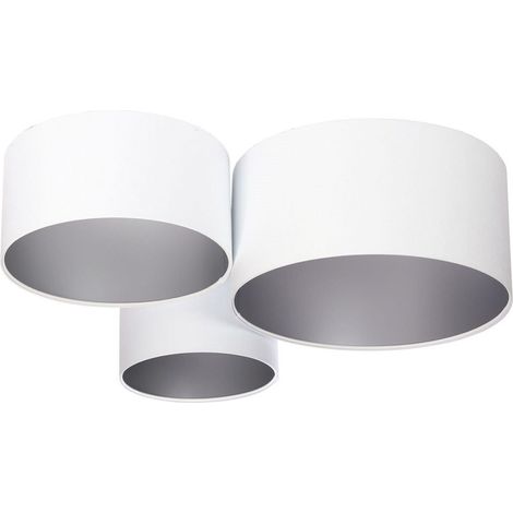 Plafonnier trio 080-061 - Blanc, argent (1/5)