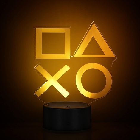 Lampe Gaming - Lampe Gamer aveCôtélécommande - 16 Couleurs - 4 Modes d\'éclairage - Gaming Decoration (Model A)- (1/5)