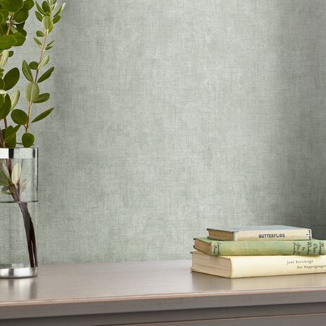 Papier peint intissé Laura Ashley Plain Sage Leaf 1005 x 52cm Vert sauge (1/5)