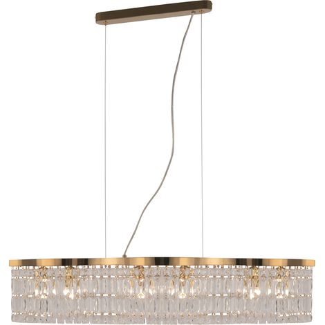 Suspension cristal doré Dune Maytoni 6xE14 DIA005PL-06G (1/4)
