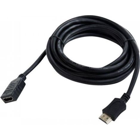Câble HDMI - Cablexpert - 3 m - Support 4K - Câble d'extension Ethernet - HDMI (F) vers HDMI (M)