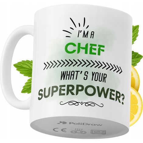 Lustige Tasse für Köche – Kaffee- oder Teetasse mit witzigem Textdesign – ideal für Geburtstage, Namenstage, Feiertage und besondere Anlässe. Hochwertige Tasse für Zuhause, Büro und Arbeit. Farbe: Wei