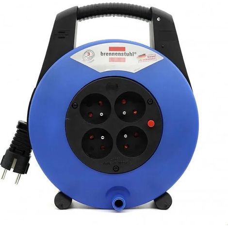 Brennenstuhl Vario-Line Prolunga elettrica 15 m nero blu