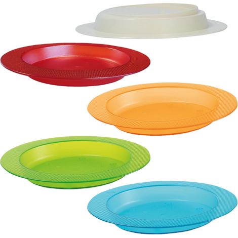 Assiette Ergo Identités - Rouge