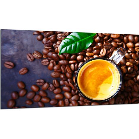 Glas-Schutzplatte für Herd 90x52 Kaffee (1/5)