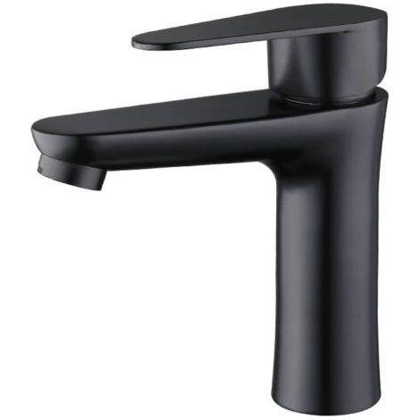 BUNTHAUS Lavabo en acier inoxydable robinet monotrou salle de bain robinet de bassin chaud et froid
