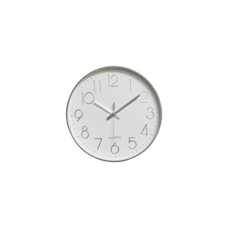 Orologio da parete moderno, largo 30 cm, decorativo universale, silenzioso, senza ticchettio, movimento al quarzo per interni, orologio da parete rotondo senza cassa per soggiorno, cucina, ufficio (ar