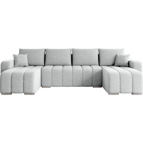 Sofá rinconero Arvada 122, Lambi 11, Función de descanso, Almacenaje, 313x147x86cm, 0