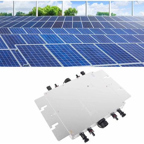 Inversor de microred de 1600 W y 230 V, IP65, de aluminio, para sistemas solares domésticos. (1/5)