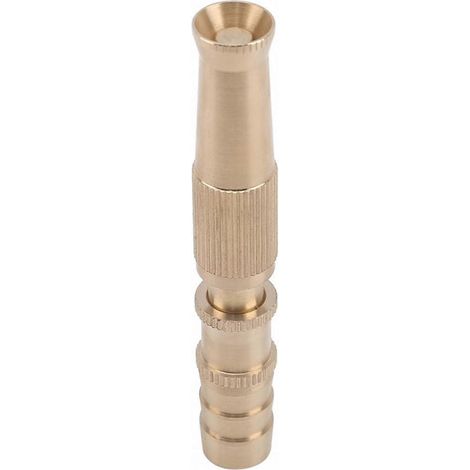 Embout de raccord de tuyau d'arrosage en cuivre avec interface étanche, résistant aux fuites, pour le nettoyage du jardin et de la cour.