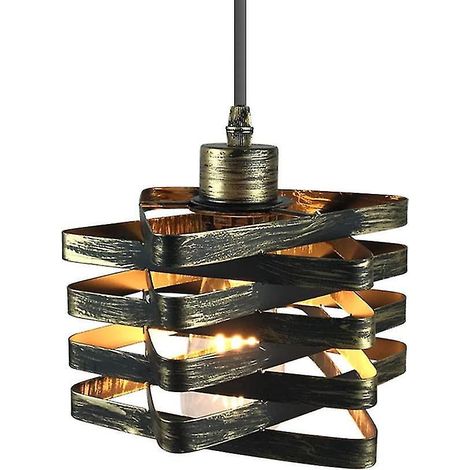 suspendue Lampe créative style industriel vintage pour chambre à coucher ou salon (1/2)