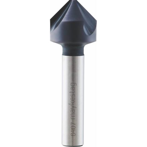 Fraise Conique à Ebavurer HM Monobloc ALUNIT DIN 335 C - Aciers, Inox 90° D. 8.3 x Lt. 50 x Lu. x Q. 6 mm x Z3 - Diamwood