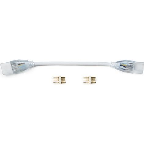 Cable Conector 2 Tiras LEDs 220VAC RGB