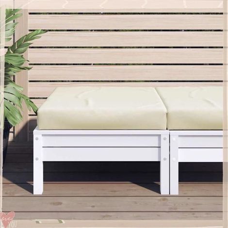 361794 Coussin de palette crème 60x60x9,5 cm tissu oxford (1/5)