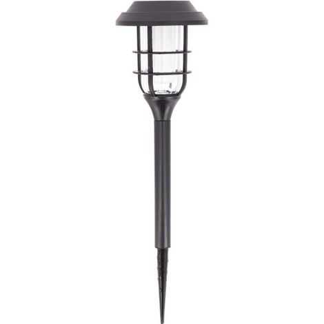 Xanlite – Lampe solaire effet flamme 42cm IP44 – Température de couleur 1600K – Autonomie 8h – Détecteur crépusculaire pour extérieur