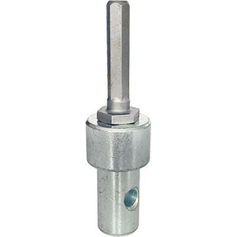 Excellent adaptateur de tarière de terre, tarière professionnelle, adaptateur de maçonnerie en métal,Adaptateur de foret hexagonal (1/4)
