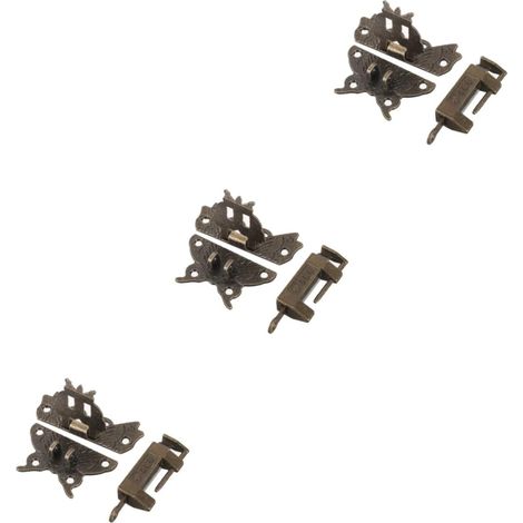 COHEALI Lot de 3 cadenas antiques au design rétro pour boîtes à bijoux (1/5)
