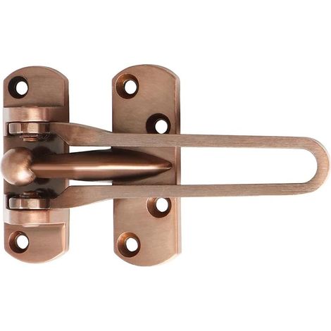 Loquet anti vol pour hôtel bloque porte de chambre sécurité renforcée pour porte intérieure verrouillage supplémentaire pour voyage (1/5)