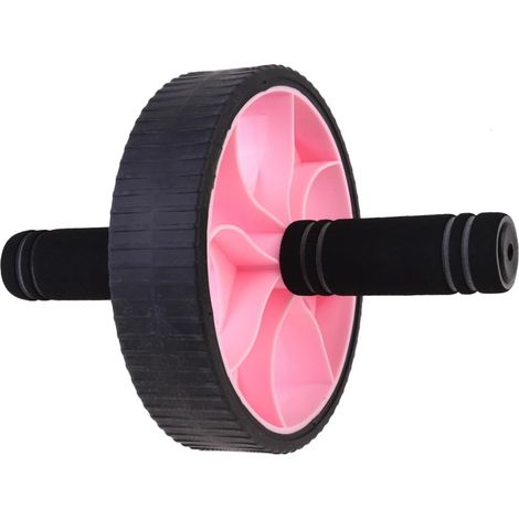 Roue abdominale rose légère unisexe, musculation multifonction corps complet maison