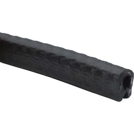 Klemprofiel zwart - PVC - 0,8 tot 1,5 mm (1/2)