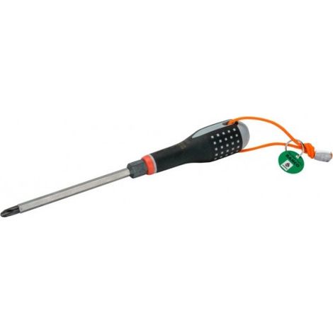 BAHCO - Tournevis à renfort ERGO™ pour vis Phillips avec cordon Dyneema, PH3 x 150 mm