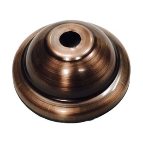 Rosace miniature de plafond en bronze avec passage de câble : qualité et élégance unies