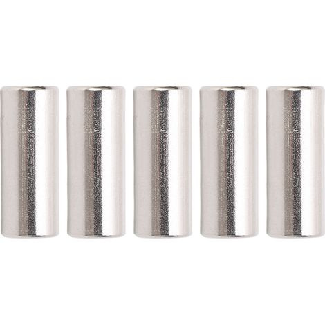 20 Pièces Manchons Filetés M6x1.0 Longueur 25mm en Inox, Écrous de Raccordement Ronds pour Tiges Filetées (1/5)