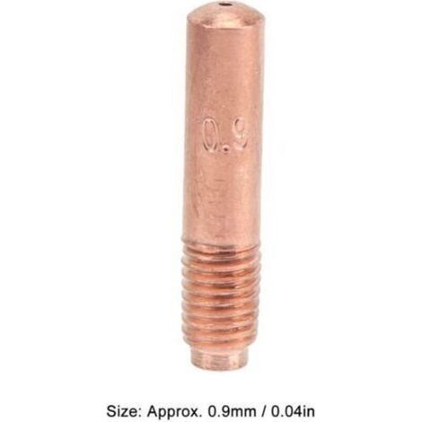 Kit de 10 buses de soudage MIG   0,9 mm - Cuivre haute conductivité - Compatible avec les pistolets à souder - Idéal pour les professionnels du bricolage