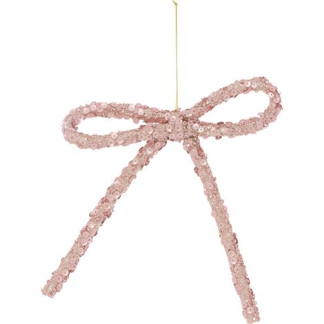SDN PLF SCHLEIFE WEISS ROSA 17CM - (1/2)