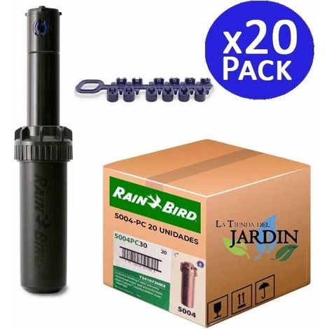 20 Stück Versenkregner Rain Bird 5004PC 3/4'', reichweitenradius 7,6 - 15,2 m