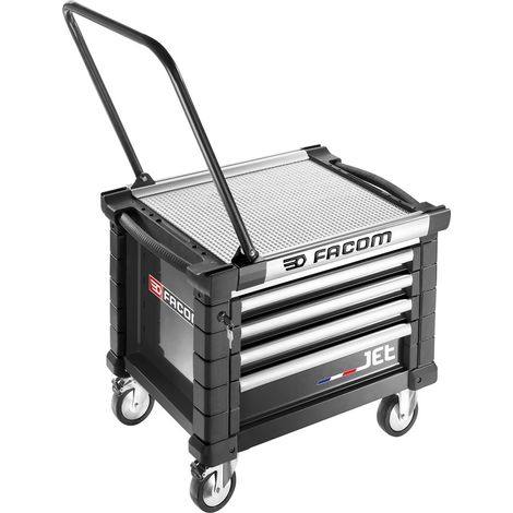 FACOM Mobile Werkzeugtruhe 4 Schubladen 3 Module, schwarz (1/4)