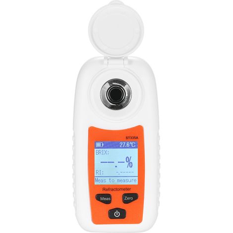 Réfractomètre numérique à écran LCD, réfractomètre portable pour le miel, testeur de teneur en sucre ATC, plage de mesure Brix de 0 à 35 % (1/5)