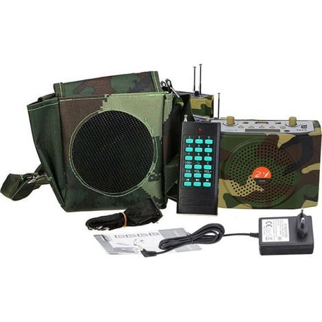 Elektrischer Jagdlockruf mit Fernbedienung, 28 W – MP3-Lautsprecher-Set – Elektronische Lockrufe – Vogellockruf (1/4)