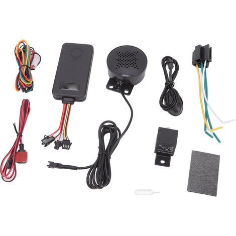 Dispositif de suivi GPS pour véhicule avec télécommande, alarme de vitesse et haut-parleur intégrés (1/5)