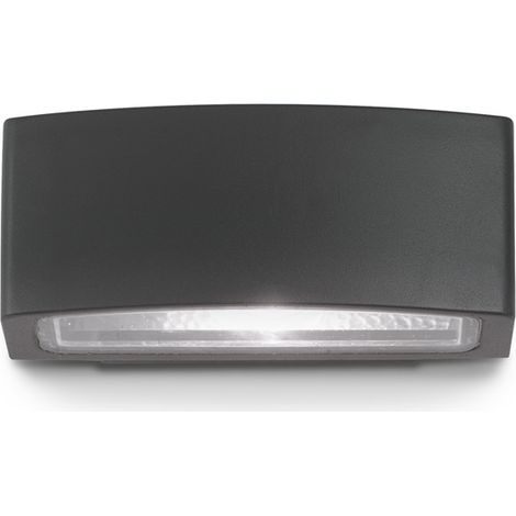 Applique Moderna Andromeda Alluminio Nero 1 Luce E27 (1/2)