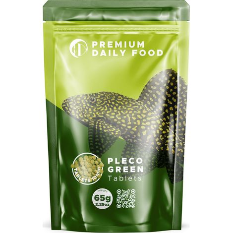 Comprimés Pleco verts 65 g