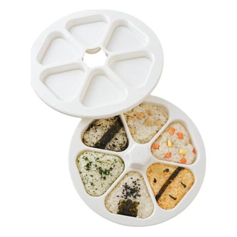 Weiße Onigiri-Reisdreieck-Sushiform aus Kunststoff (1/5)