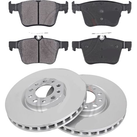 KIT FRENI POSTERIORI compatibile con AUDI A3 (8YA,8YS) - DISCHI + PASTIGLIE OEM: P85124,P85124X,P85125,P85125X / 17729 , 18117 /SOSTITUZIONE DIRETTA/BASSA POLVERE/SILENZIOSO (1/5)