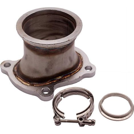 Pièces automobiles compatibles avec le kit d'adaptation de bride de turbocompresseur pour tuyau d'échappement en V de 3 pouces (1/5)