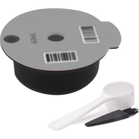 Capsule café réutilisable Tassimo, dosette silicone rechargeable 60 ml