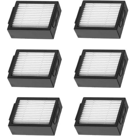 6 Pièces Filtres de Remplacement pour Roomba E I & J Série E5 E6 i7 i7+ i6 i6+ i3 i3+ i4 i4+ i8 i8+ J5 J5+ J6 J8 Aspirateur (1/5)