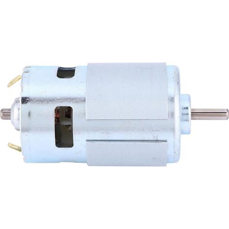 Mini moteur, moteur miniature à courant continu, arbre à roulement à billes à faible bruit 12V 60W 4000RPM pour pompe de lavage de voiture et équipement publicitaire pour machines à rideaux ect (1/5)