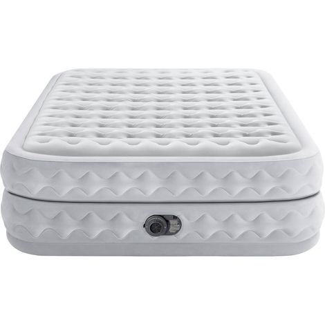 [GEBRAUCHT] B-Ware Intex Luftbett DuraBeam Supreme 203x152cm Elektropumpe 272kg weiß Schlafkomfort