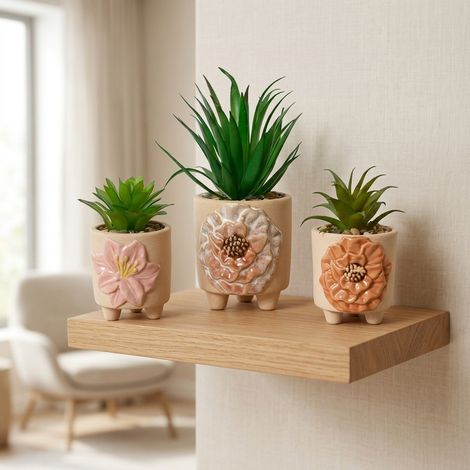 Trio Spring Artificial Potted Plant Decoration (1/2)